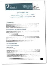 3p Technik Technical Paper Tyre Wear Particles MBT and DPG.